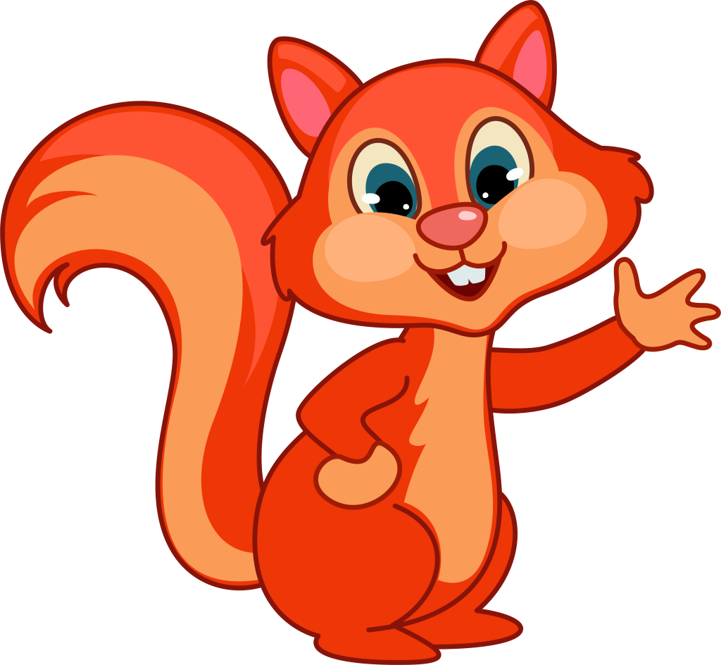 Cute Squirrel Cartoon Honeypng